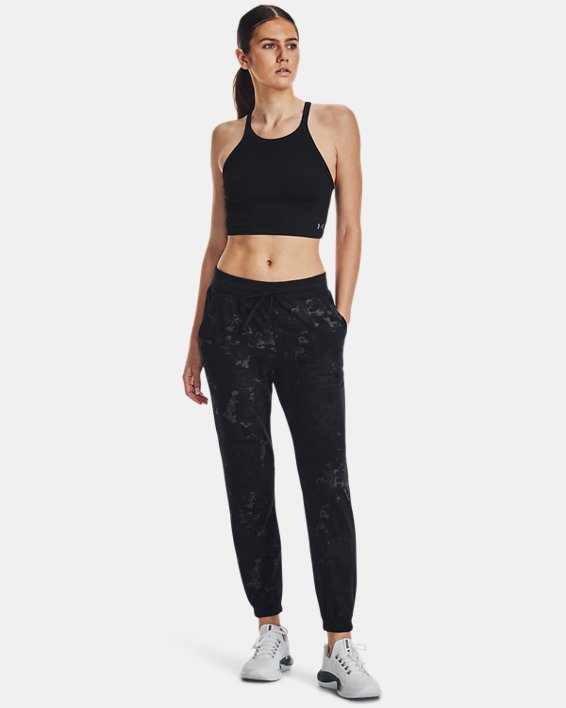 Women's UA Journey Terry Pants in Black image number 2